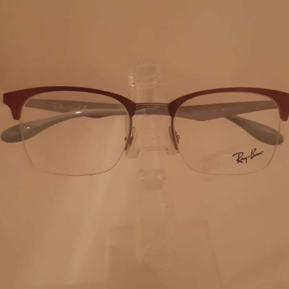 Ray-Ban RB 6360 Silvertop Red Unisex Eyeglasses Brand New